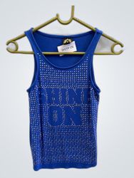 Guess Shine On Rhinestone Tank Top