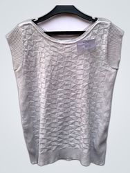 Gray Knit Top