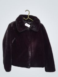 Unbranded Black Faux Fur Jacket