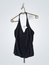 Unbranded Black Halter Top