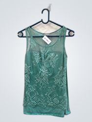 Green Lace Top