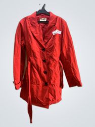 Red Women's Trench Coat