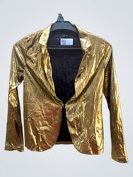 Gold Metallic Blazer
