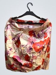 Papaya Floral Skirt