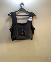 Black Crop Top