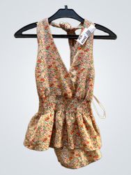 Faith Vintage Floral Halter Top