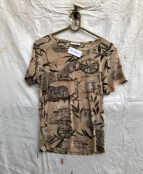 T-shirt da donna Promod con stampa animale