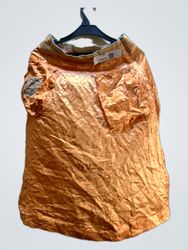 Jupe texturée orange FaithVintage