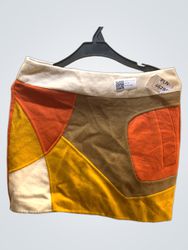 FaithVintage Patchwork Mini Skirt