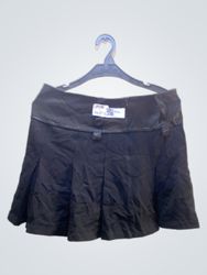 FaithVintage Black Pleated Skirt
