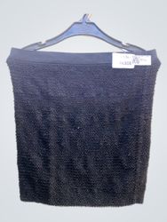 Faith Vintage Black Beaded Skirt