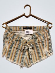 Billabong Patterned Denim Shorts