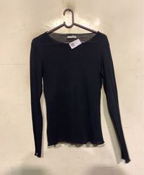 Promod Black Long Sleeve Top