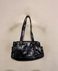 Black Leather Handbag