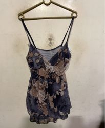 Floral Print Spaghetti Strap Tank Top