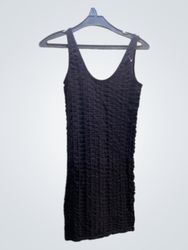 Atmosphere Black Textured Mini Dress