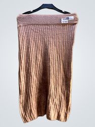 FaithVintage Ribbed Knit Midi Skirt