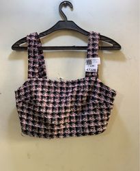 Faith Vintage Plaid Crop Top
