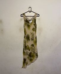 CASABELLA Floral Print Asymmetrical Hem Dress