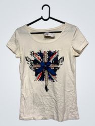 Cache Cache White Graphic T-Shirt