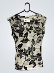 Promod Floral Print Cap Sleeve Top