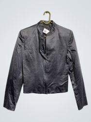 Gray Cropped Jacket
