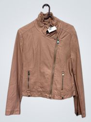 Jennyfer Faux Leather Biker Jacket