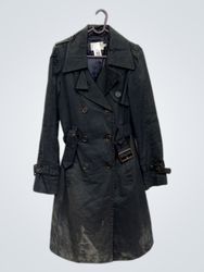 Gestuz Women's Black Trench Coat