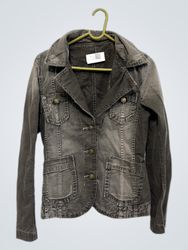 Grey Denim Jacket