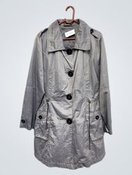 Gna Cappotto Trench Grigio da Donna