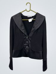 BLAZER Preto com Botão GLANCE