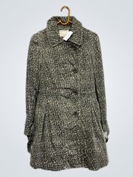 John Lewis Women Leopard Print Trench Coat