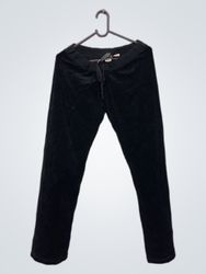 Calças de Moletom Pretas de Veludo Juicy Couture