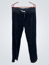 Jogging in velour nero Juicy Couture