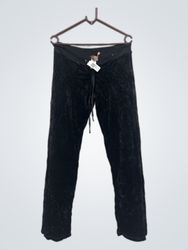 Calças de Moletom Pretas de Veludo Juicy Couture