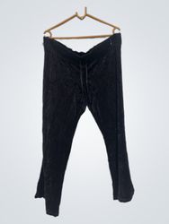 Juicy Couture Black Velour Track Pants