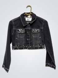 Limited Too Girls Embellished Denim Jacket