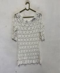 Top de Renda Branca Wallis