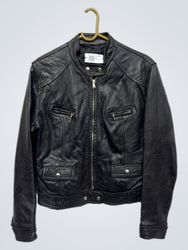 Vera Pelle Firenze Black Leather Jacket