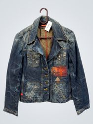 BIIDOKAY DENIM Blue デニムジャケット（タイガーパッチ付き）