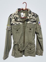 FREELAND Camo Militärstil-Jacke