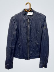 Gipsy Blue Leather Jacket