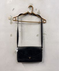 Black Leather Shoulder Bag