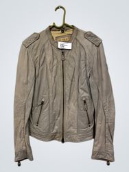 Mauritius Leather Biker Jacket