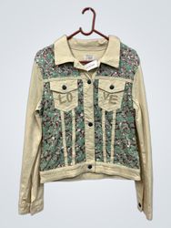 Desigual Denim Jacket with Sequins and "LOVE" Embr..
