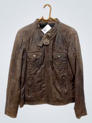 PUNCHBALL Brown Leather Jacket