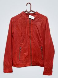 Walbusch Red perforierte Lederjacke