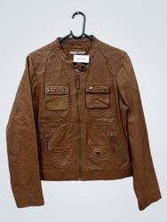 KOOKAI Brown Leather Jacket