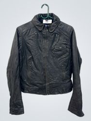 MEXX Black Leather Jacket