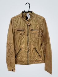 Diesel Damen Bikerjacke aus künstlichem Leder in H..